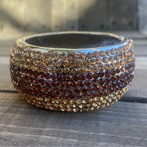 Crystal Bangle Cuff